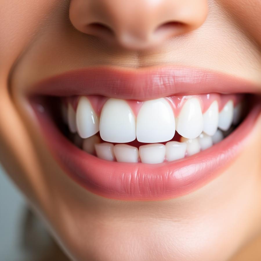 Healthy bright smile